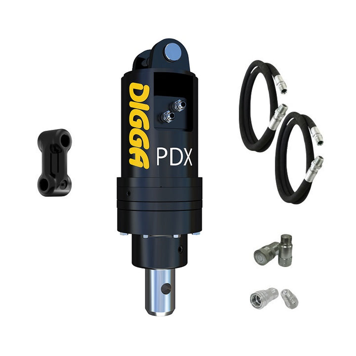 Digga PDX and PDXH Auger Drive for Mini Excavators up to 2T Earthmoving Warehouse