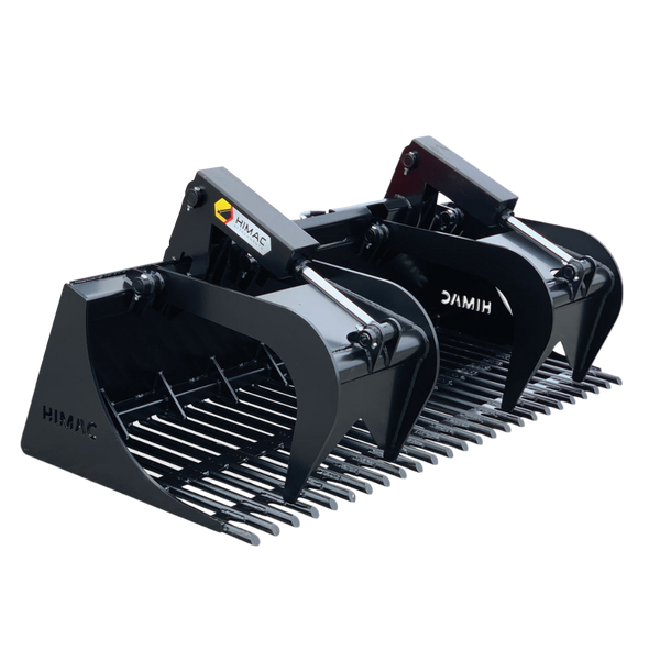Himac Rock Grapple for Compact Skid Steer