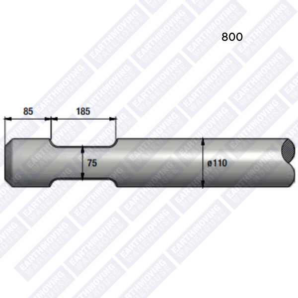 Chisel to Suit Brokk 800 Rock Breaker