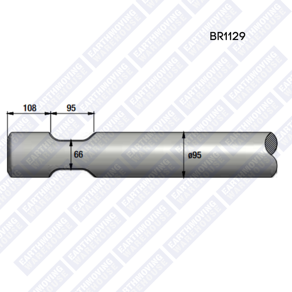 Chisel to Suit RAMMER BR1129 Rock Breaker