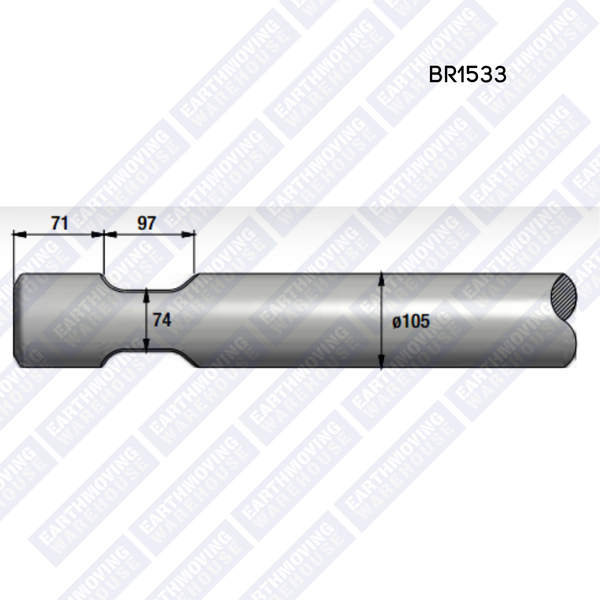 Chisel to Suit RAMMER BR1533 Rock Breaker