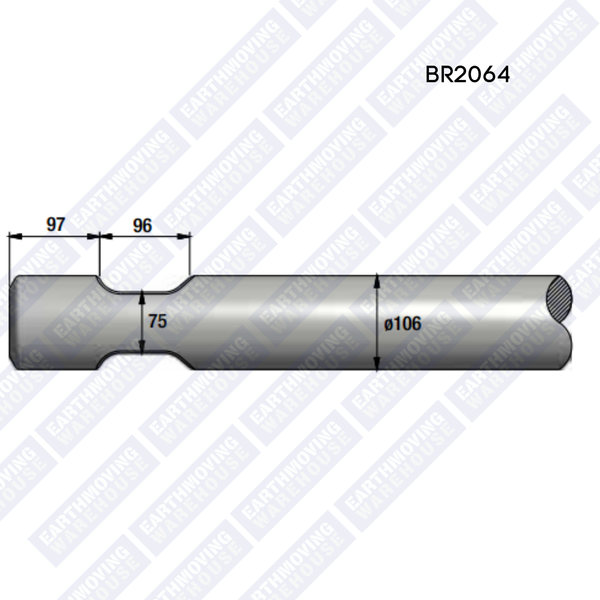 Chisel to Suit RAMMER BR2064 Rock Breaker