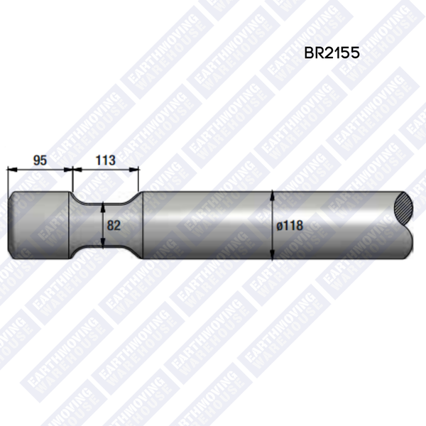 Chisel to Suit RAMMER BR2155 Rock Breaker