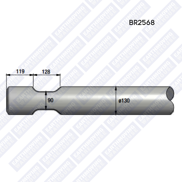 Chisel to Suit RAMMER BR2568 Rock Breaker