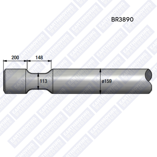 Chisel to Suit RAMMER BR3890 Rock Breaker