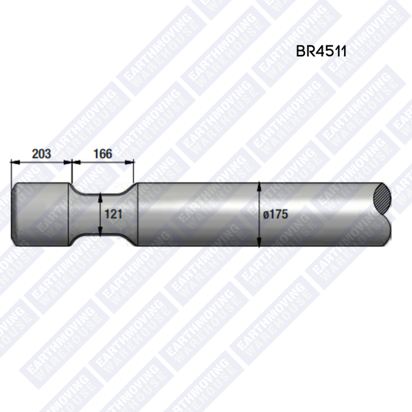 Chisel to Suit RAMMER BR4511 Rock Breaker