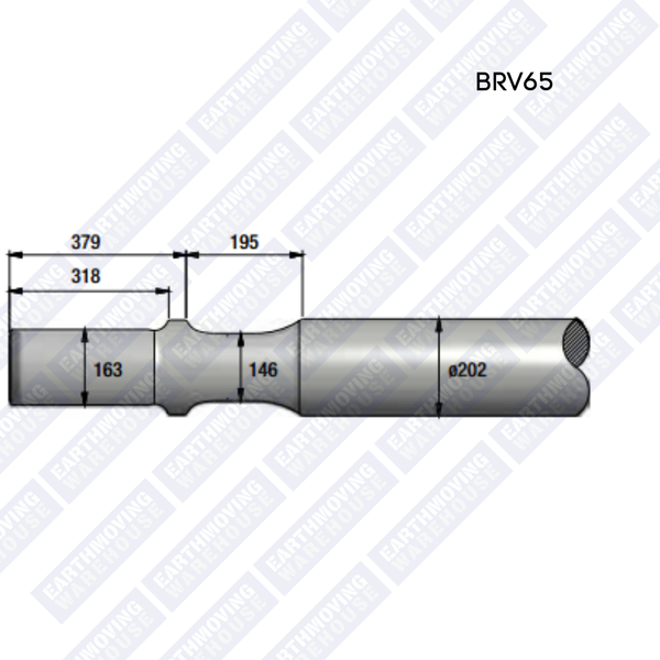 Chisel to Suit MONTABERT BRV65 Rock Breaker