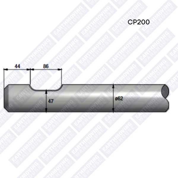 Chisel to Suit CHICAGO PNEUMATIC CP200 Rock Breaker