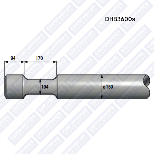 Chisel to Suit DEHACO DHB3600s Rock Breaker