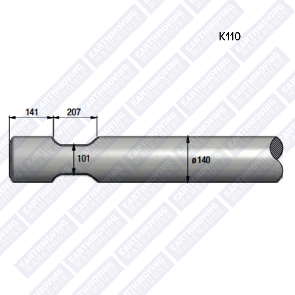 Chisel to Suit DAINONG DNB D110 Rock Breaker