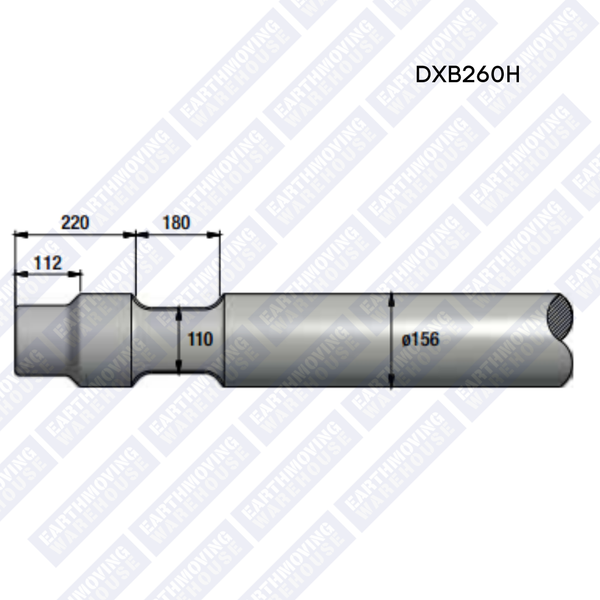 Chisel to Suit DOOSAN DXB260H Rock Breaker