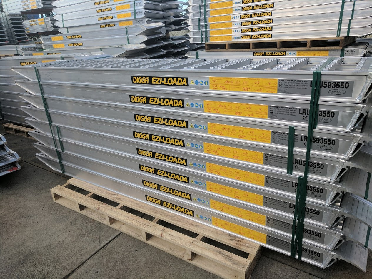 Digga 6.2T Aluminium Loading Ramps