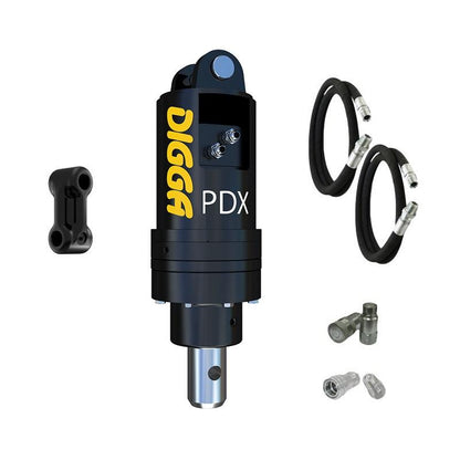 Digga PDX and PDXH Auger Drive for Small Skid Steer Loaders Earthmoving Warehouse