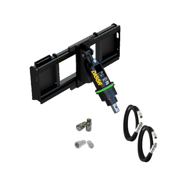 Digga PDXH2 Auger Drive with HALO for Small Skid Steer Loaders