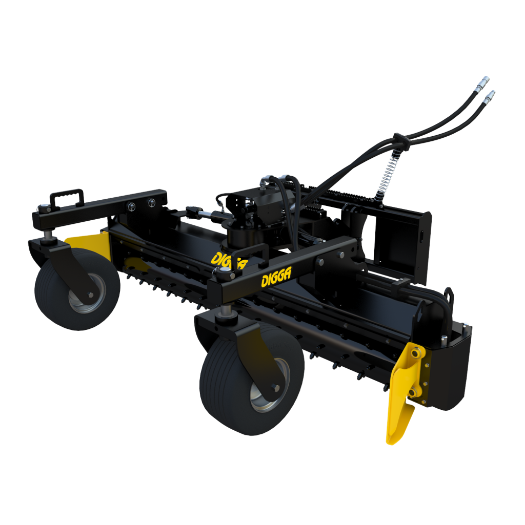 Power Rake Boom Machine Digga Power Rake