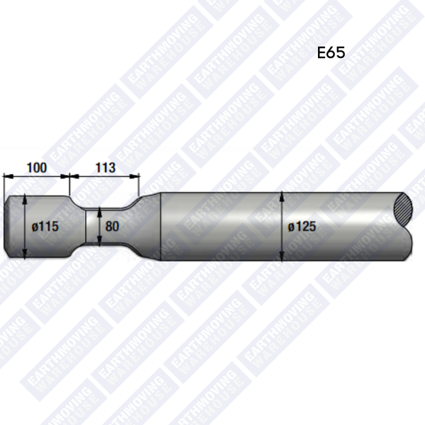 Chisel to Suit RAMMER E65 Rock Breaker