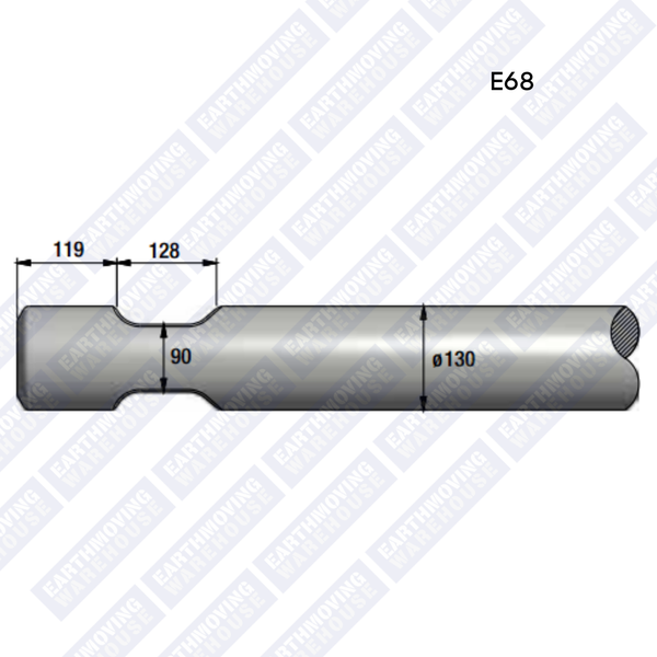 Chisel to Suit RAMMER E68 Rock Breaker