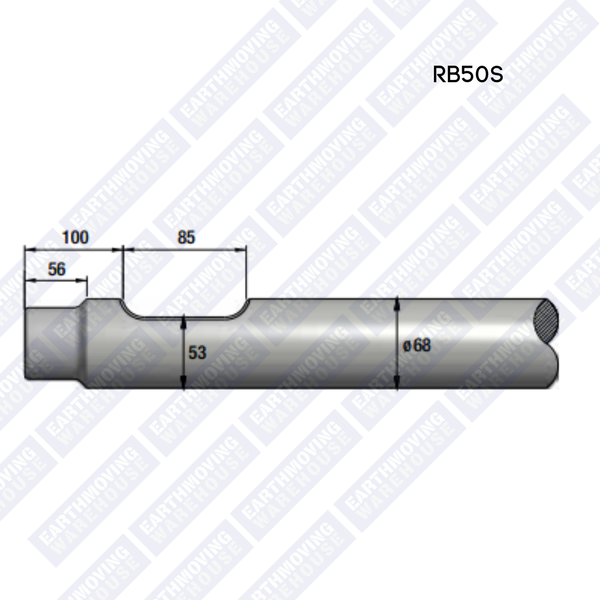 Chisel to Suit EARTHQUAKE RB50S Rock Breaker