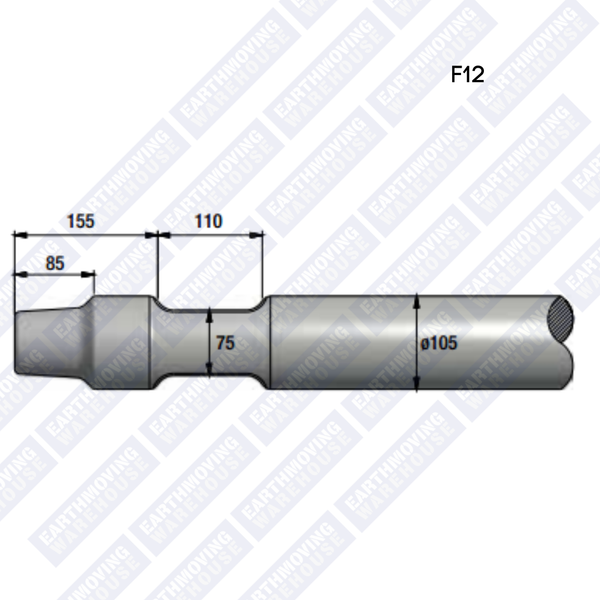 Chisel to Suit FURUKAWA F12 Rock Breaker