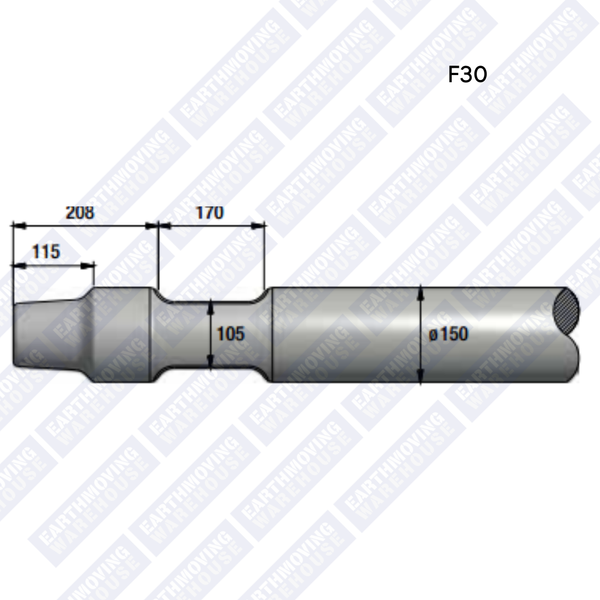 Chisel to Suit FURUKAWA F30 Rock Breaker