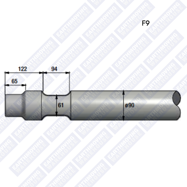 Chisel to Suit FURUKAWA F9 Rock Breaker
