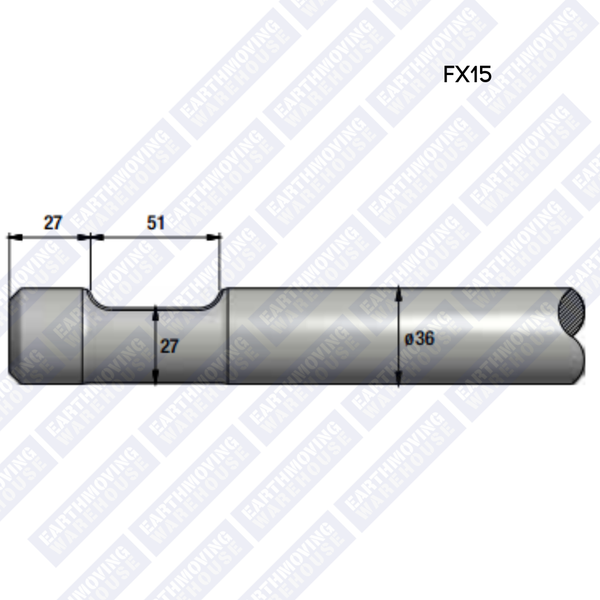 Chisel to Suit FURUKAWA FX15 Rock Breaker