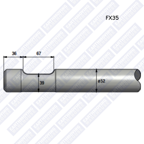Chisel to Suit FURUKAWA FX35 Rock Breaker