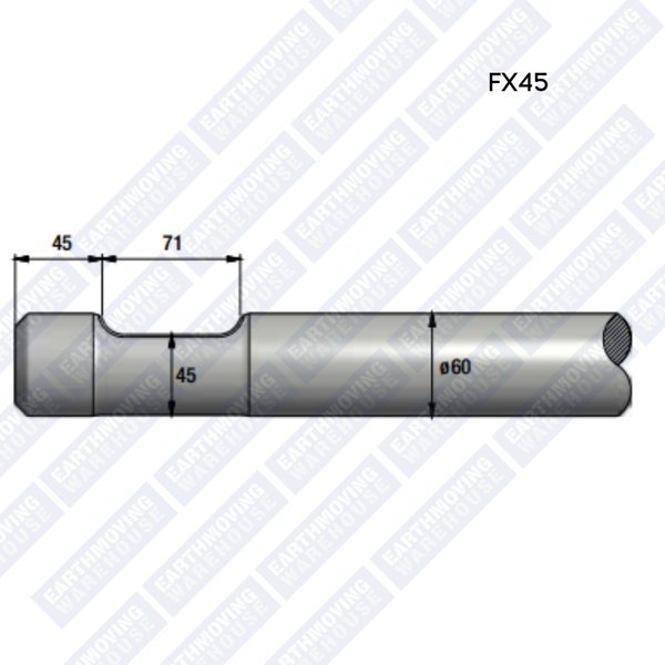 Chisel to Suit FURUKAWA FX45 Rock Breaker