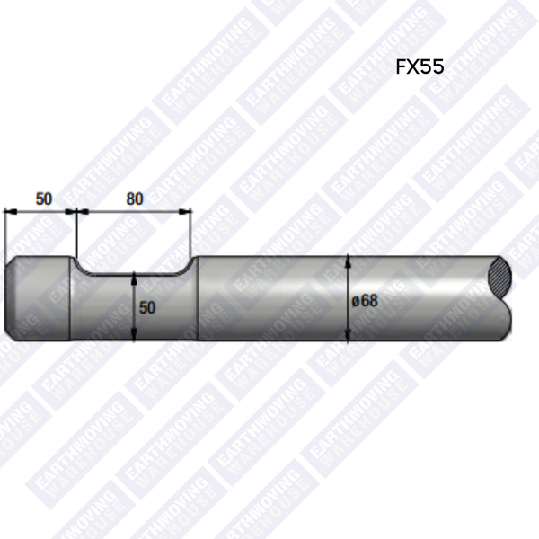 Chisel to Suit FURUKAWA FX55 Rock Breaker