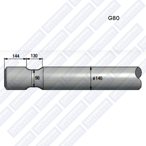 Chisel to Suit RAMMER G80 Rock Breaker