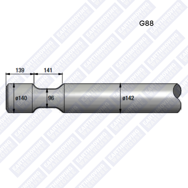 Chisel to Suit RAMMER G88 Rock Breaker