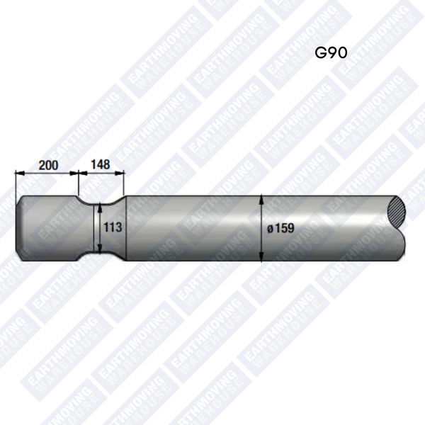 Chisel to Suit RAMMER G90 Rock Breaker