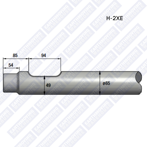 Chisel to Suit NPK H-2XE Rock Breaker