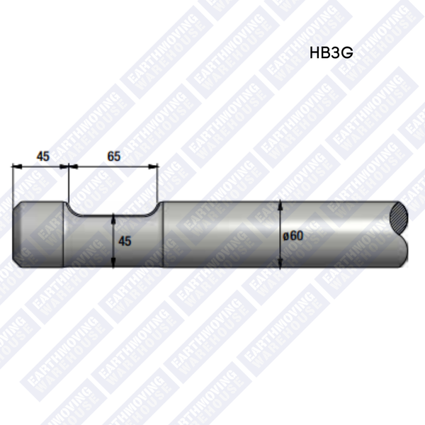 Chisel to Suit FURUKAWA HB3G Rock Breaker