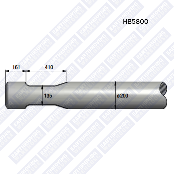 Chisel to Suit EPIROC HB5800 Rock Breaker