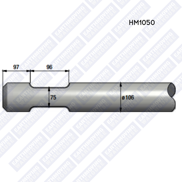 Chisel to Suit JCB HM1050 Rock Breaker