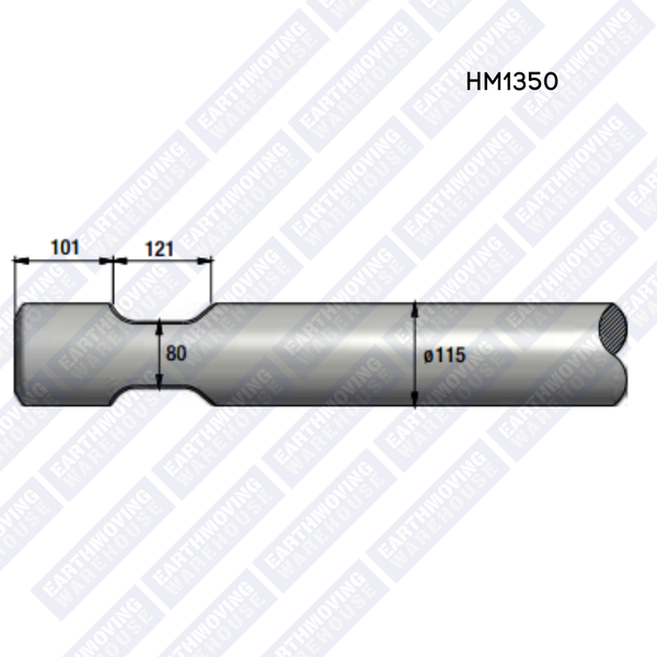 Chisel to Suit JCB HM1350 Rock Breaker