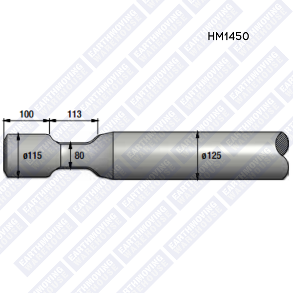 Chisel to Suit JCB HM1450 Rock Breaker