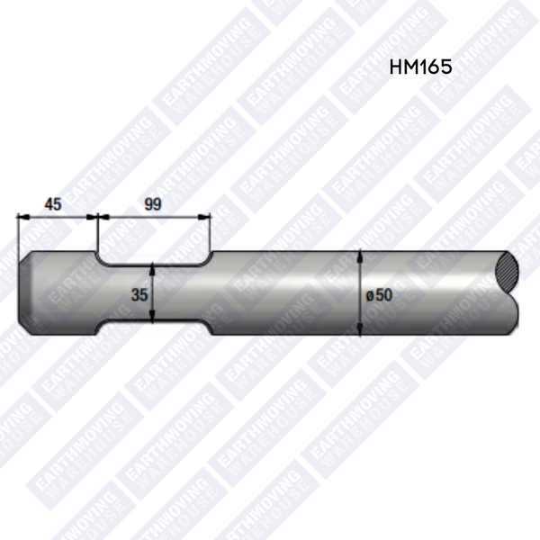 Chisel to Suit JCB HM165 Rock Breaker