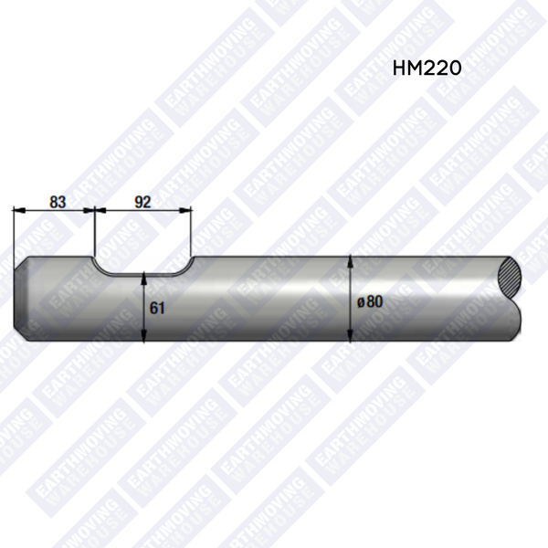 Chisel to Suit KRUPP HM220 Rock Breaker
