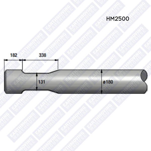 Chisel to Suit KRUPP HM2500 Rock Breaker