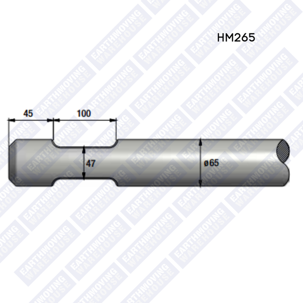 Chisel to Suit JCB HM265 Rock Breaker