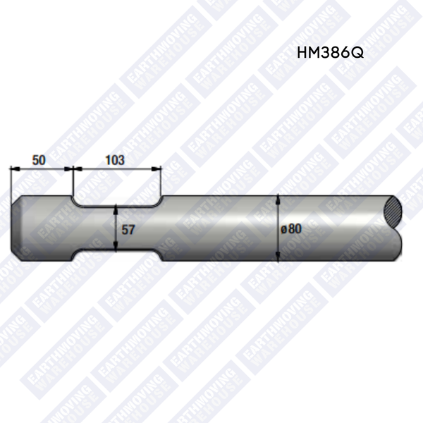 Chisel to Suit JCB HM386Q Rock Breaker