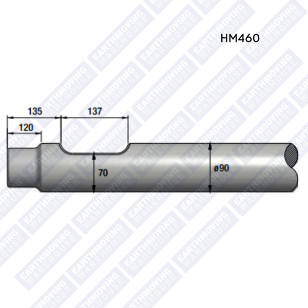 Chisel to Suit JCB HM460 Rock Breaker