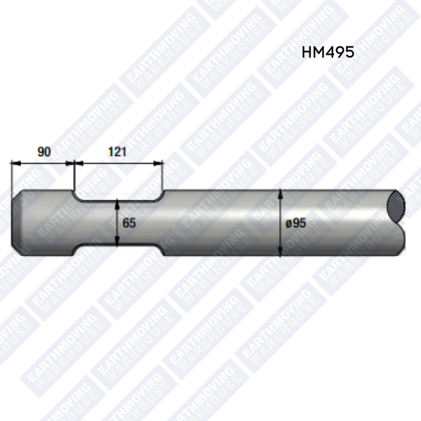 Chisel to Suit JCB HM495 Rock Breaker