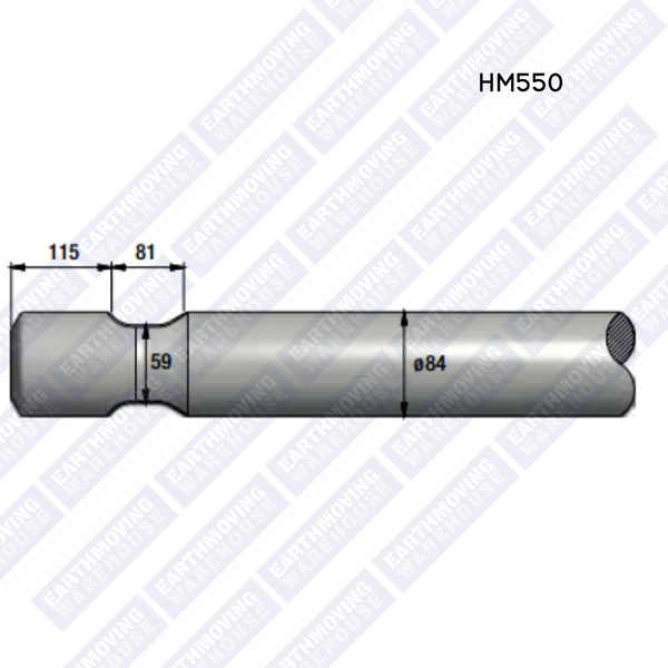 Chisel to Suit JCB HM550 Rock Breaker