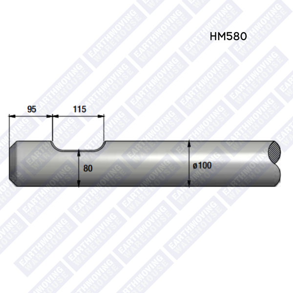 Chisel to Suit KRUPP HM580 Rock Breaker