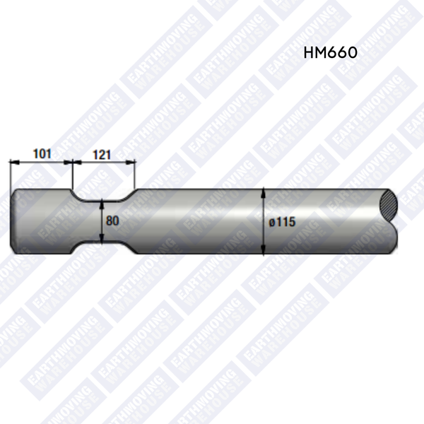 Chisel to Suit JCB HM660 Rock Breaker