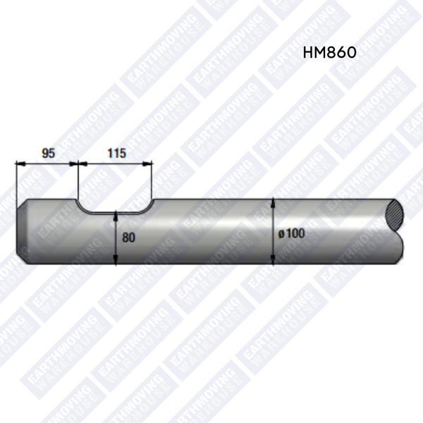 Chisel to Suit JCB HM860 Rock Breaker