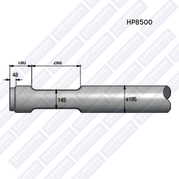 Chisel to Suit INDECO HP8500 Rock Breaker